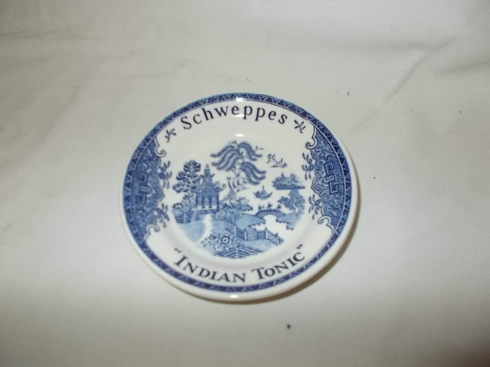 Schweppes advertising ashtray