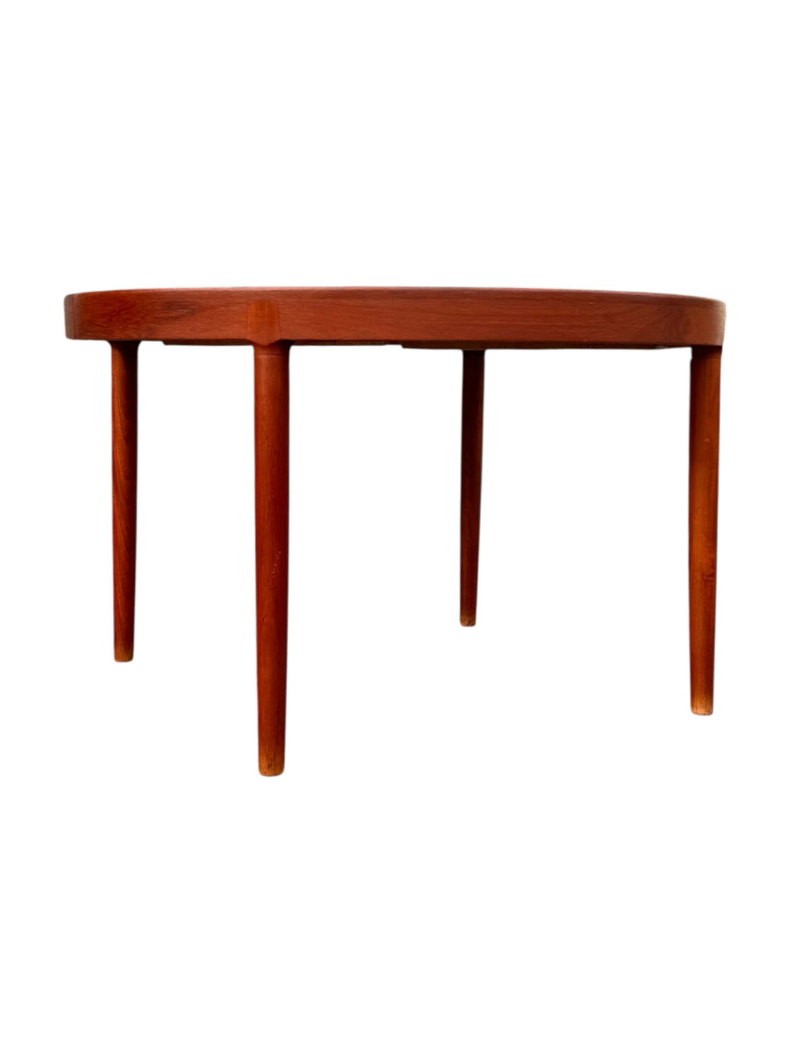 Scandinavian table in teak, design by Harry Ostergaard.