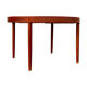 Scandinavian table in teak, design by Harry Ostergaard.