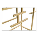 Brass console by Henri Fernandez