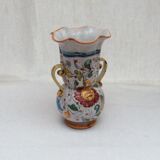 Italian ceramic vase with two handles