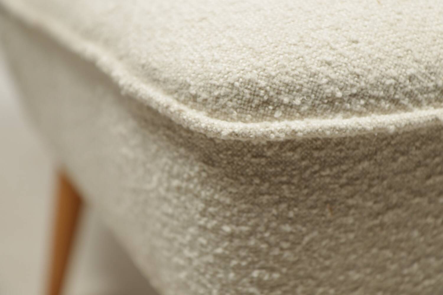 Vintage cocktail chair beige boucle expo 58