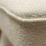Vintage cocktail chair beige boucle expo 58