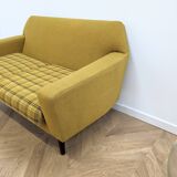 Canapé rétro jaune des 70s