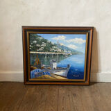 Painting of a boat by Vincent