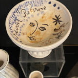 Ceramics signed Beretta Vallauris