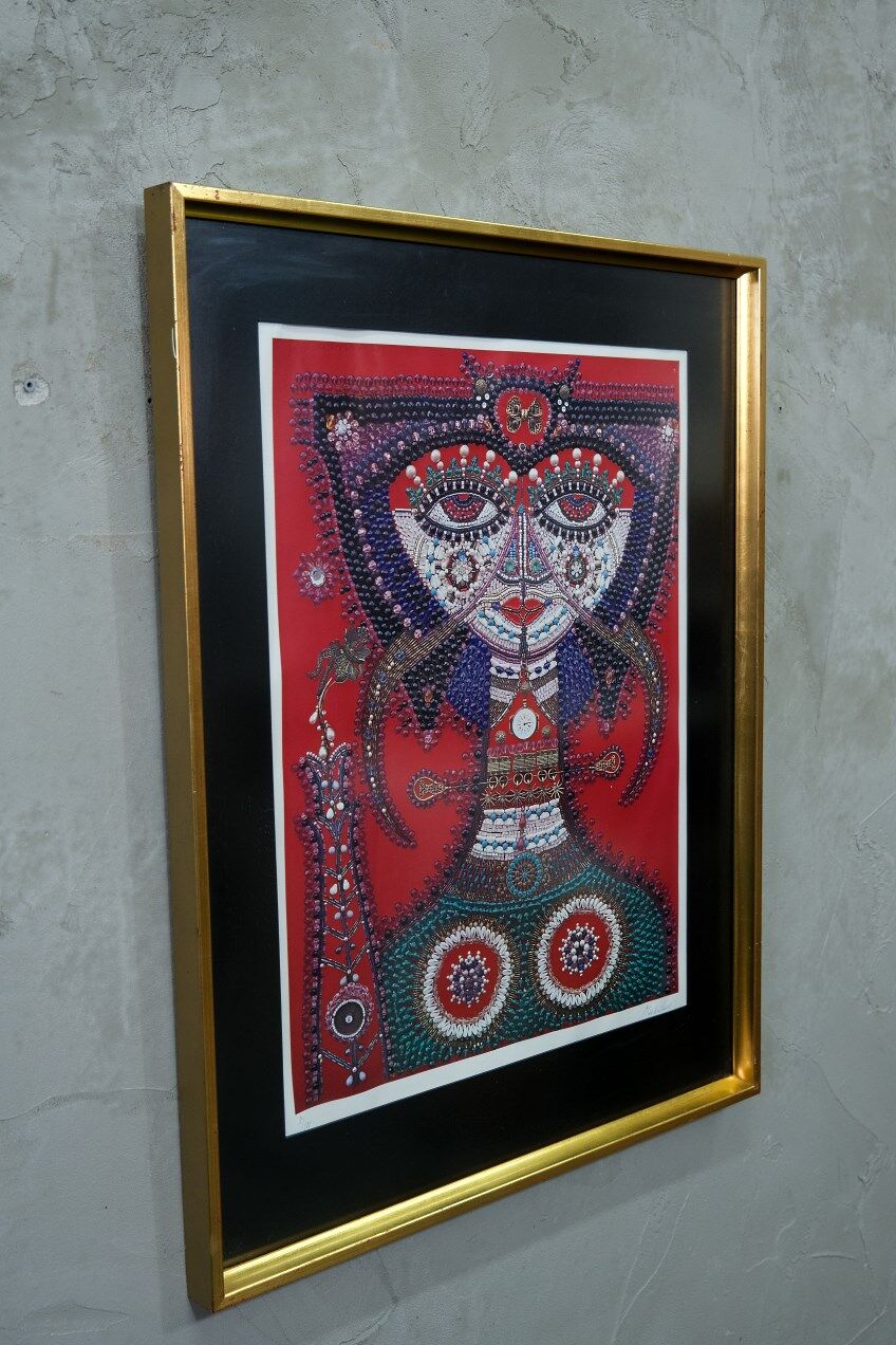 Max Walter Svanberg, 1980s, Hand signed print, Framed