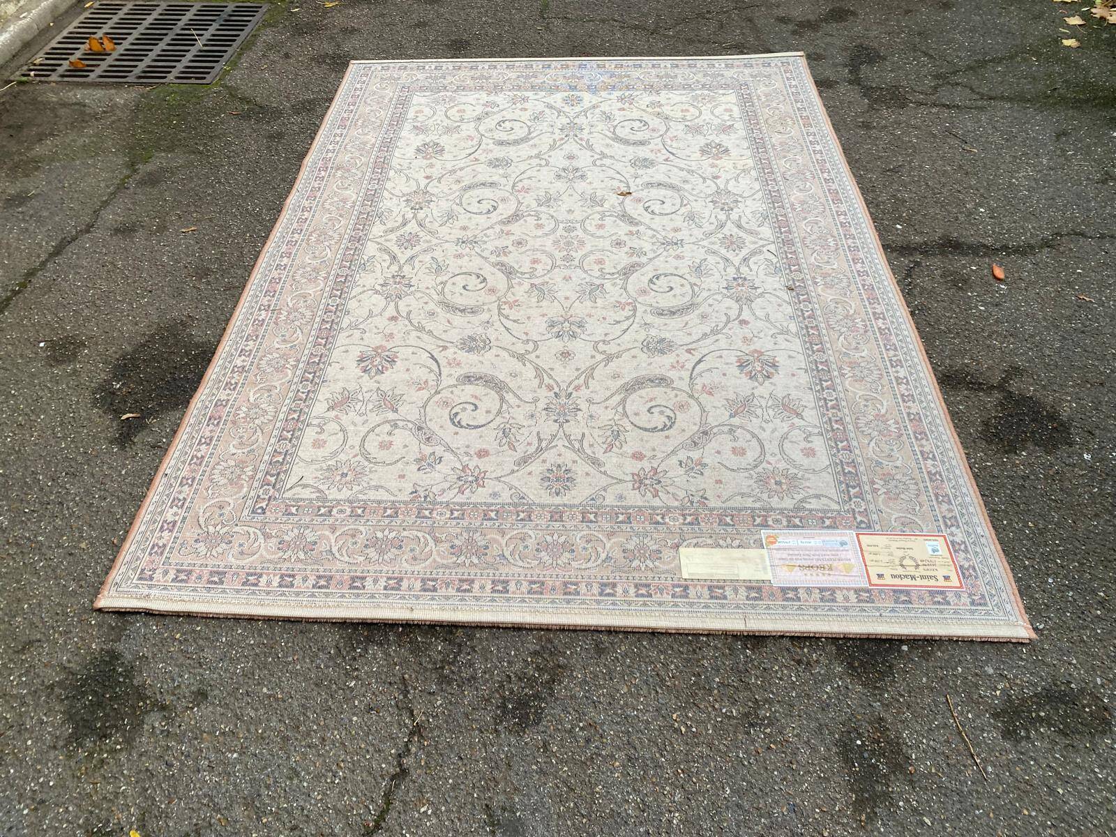 Keops Saint Maclou beige-brown wool Persian rug, 170x240