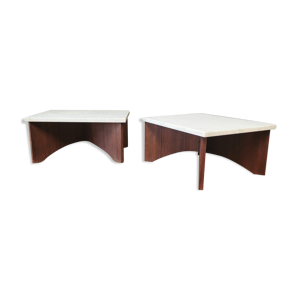 Paire de tables basses / bouts