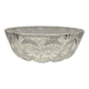 Large moulded crystal bowl