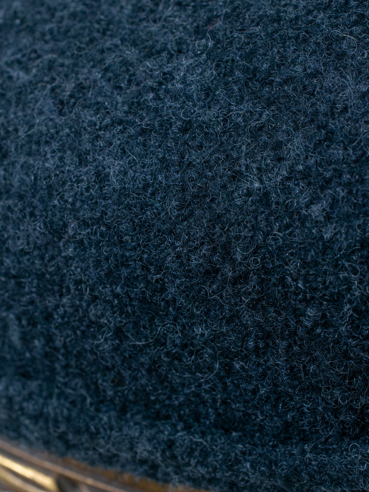 Pair of 19th century Louis XVI gilt armchairs newly re upholstered in holland and sherry fabric