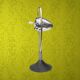 Space Age floor ashtray - chrome steel and cast iron with a rotating system, 1970s Mettawa style.