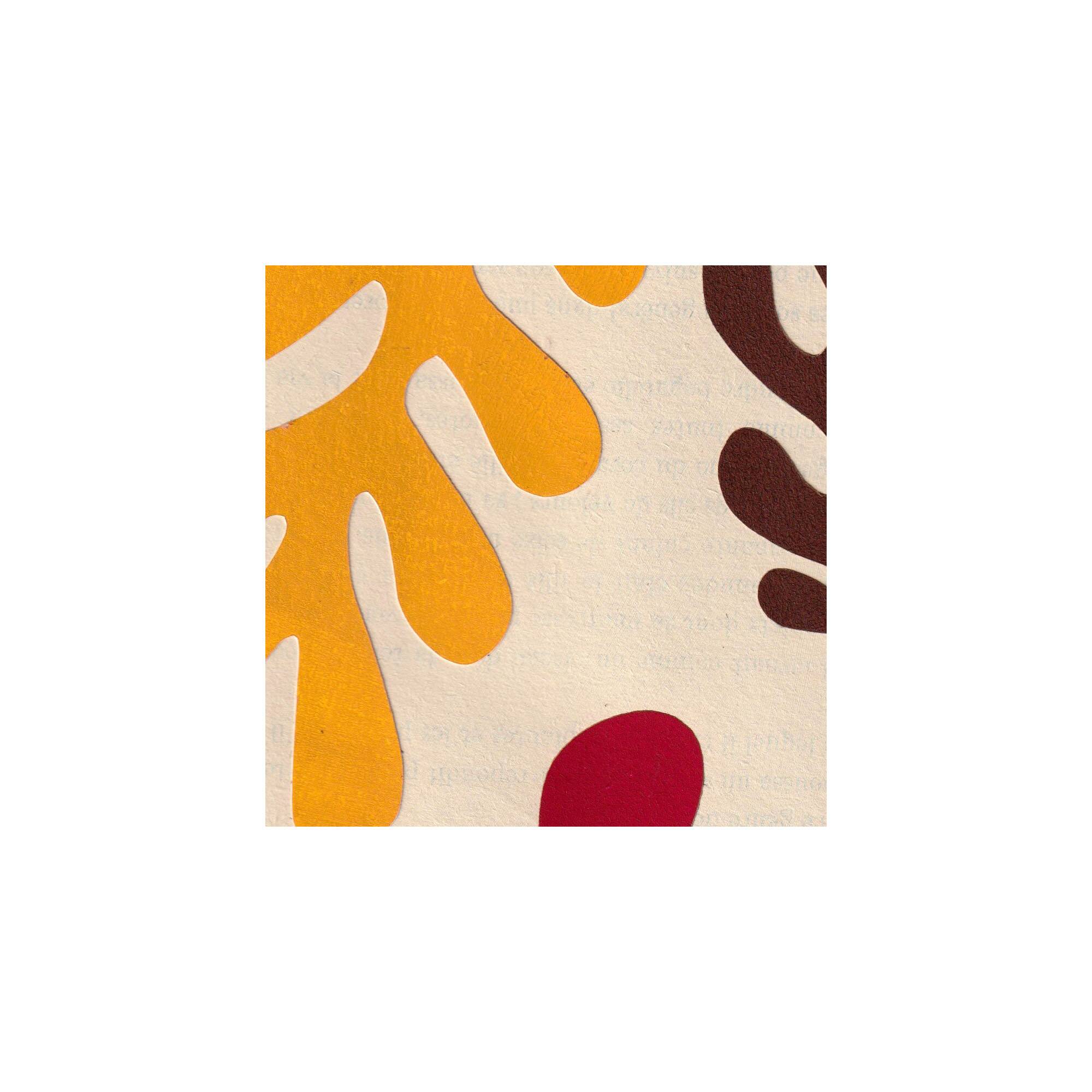 Collection de 4 collages d'inspiration Matisse signée Eawy