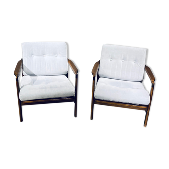 Paire de fauteuils par Z. Bączyk