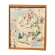 School poster two-sided industrial crops and Garonne 1960 vintage