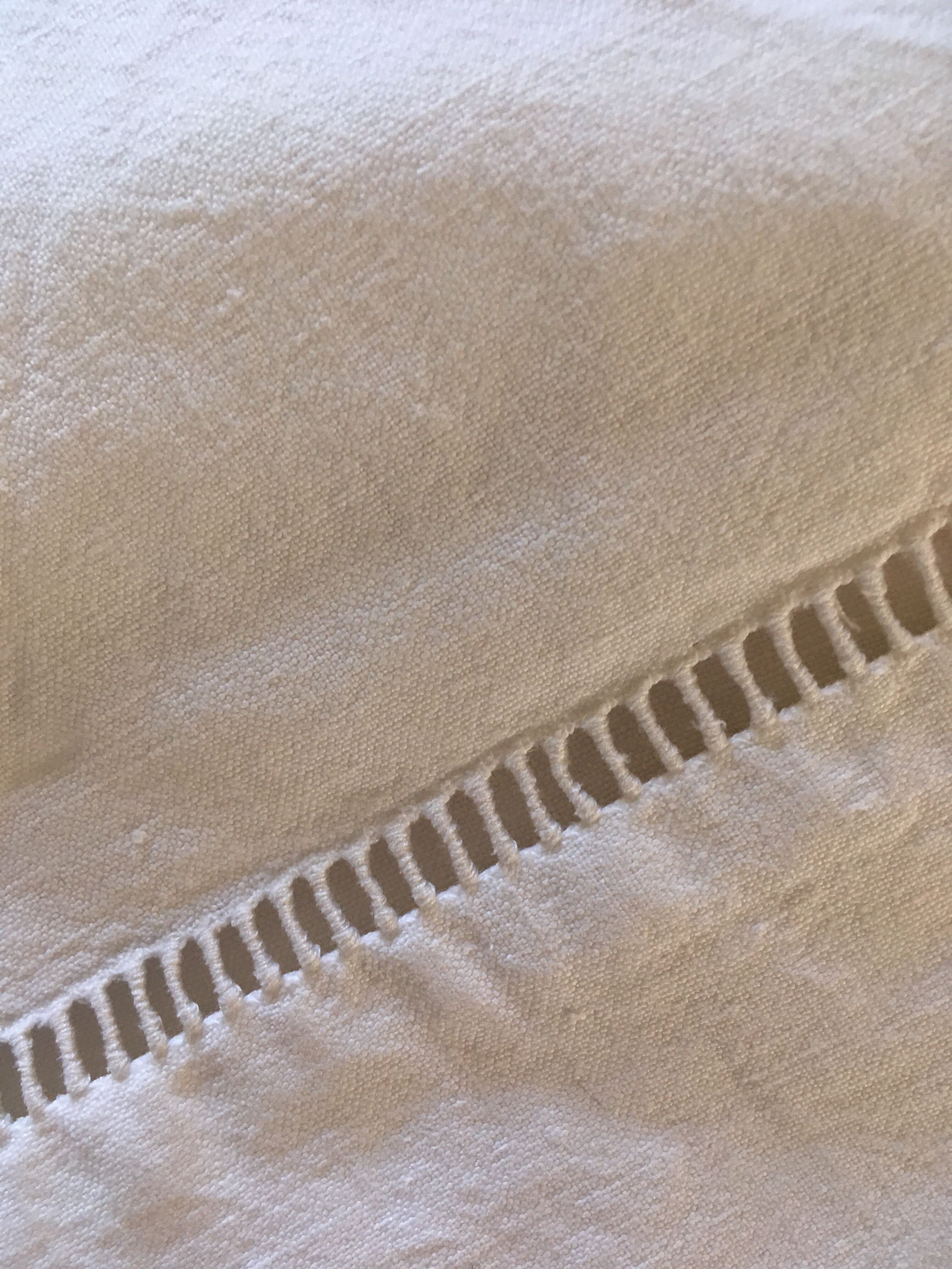 Embroidered cotton sheet JB.