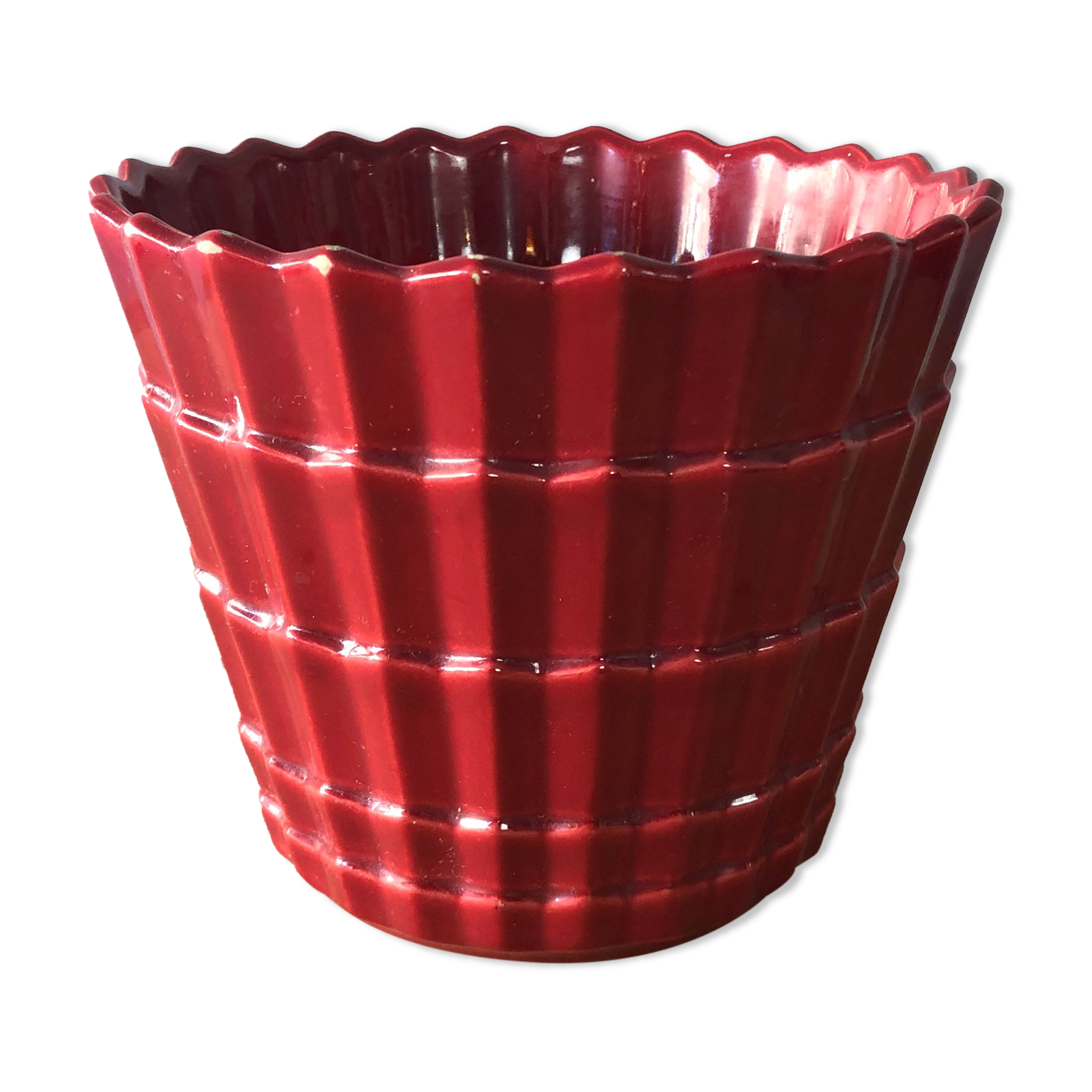 Saint Clement ceramic pot cover