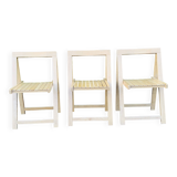 Set of 3 folding chairs