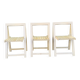 Set of 3 folding chairs