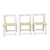 Ensemble de 3 chaises pliantes