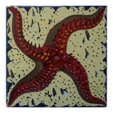 Salvador Dali: Red Starfish - Original Signed Ceramic
