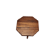 Vintage teak drop-leaf side table