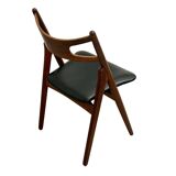 4x Teak Dining Chairs Hans J. Wegner CH29 Sawbuck