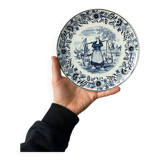 Old decorative plate Boch Delft
