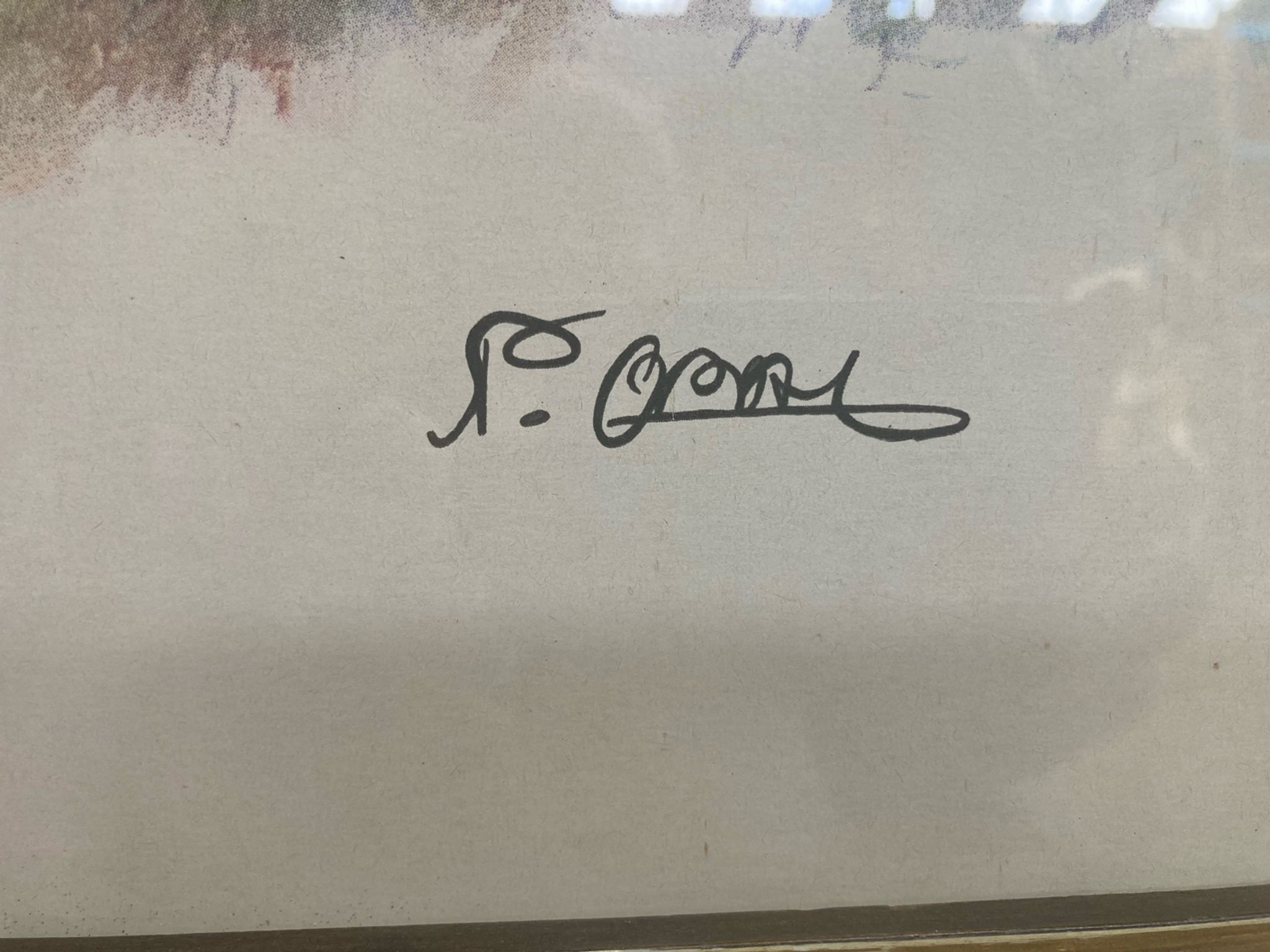 Pair of watercolors signed P OPal