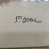 Pair of watercolors signed P OPal