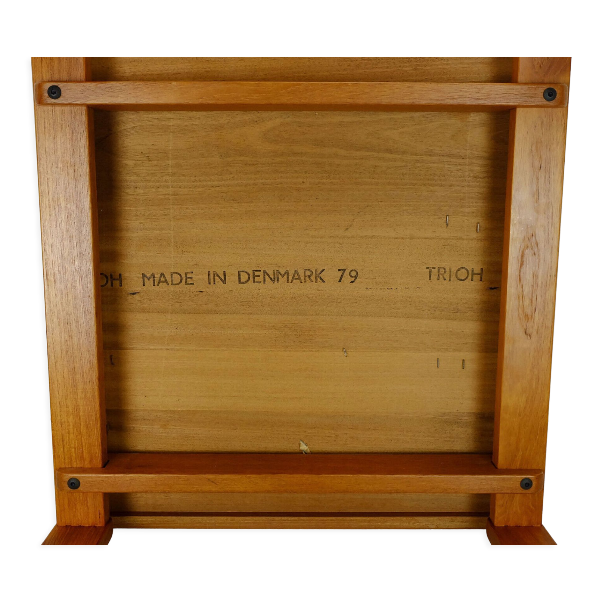 danish modern COFFEE TABLE teak trioh denmark 1970s