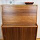 Mid century retro vintage teak bureau 1960