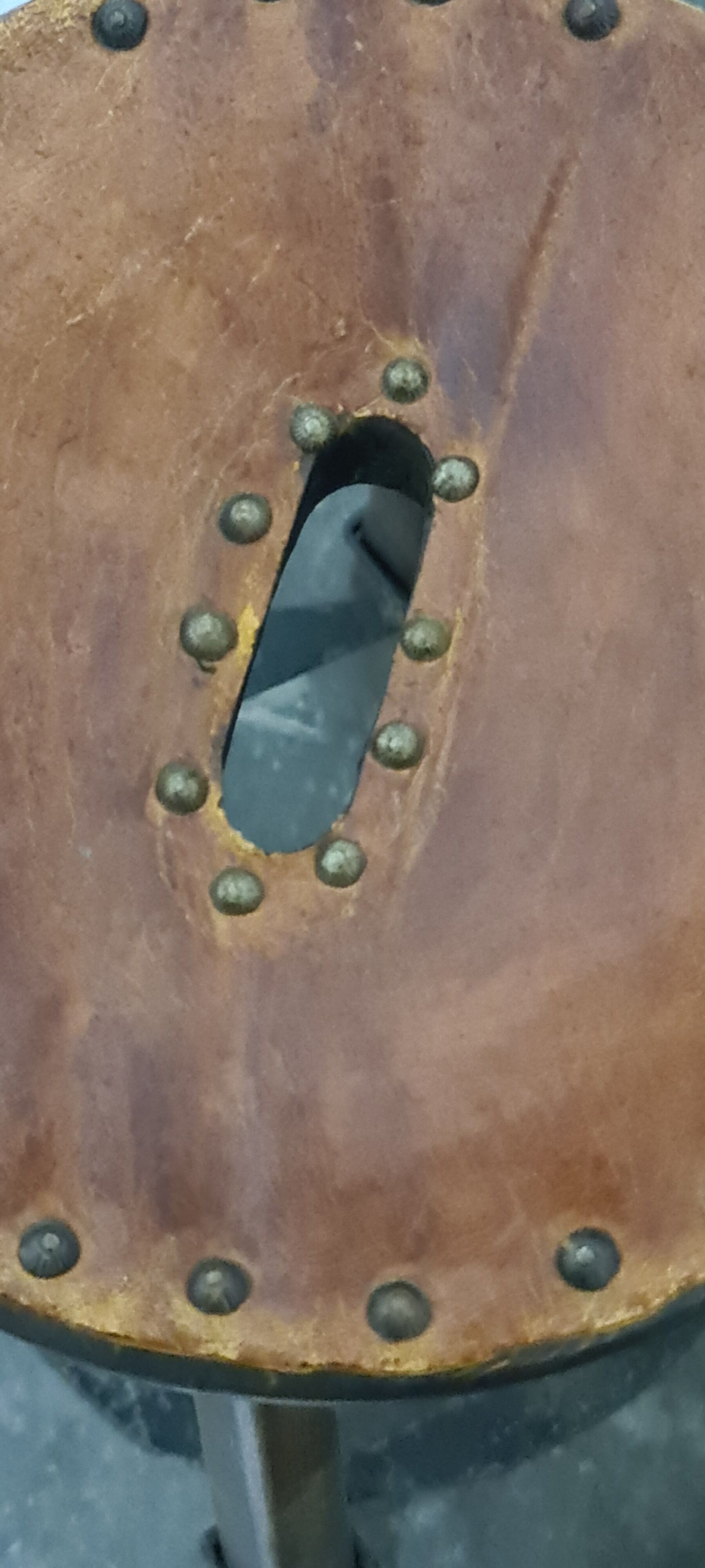 Vintage set of 3 Brutalist bar stools