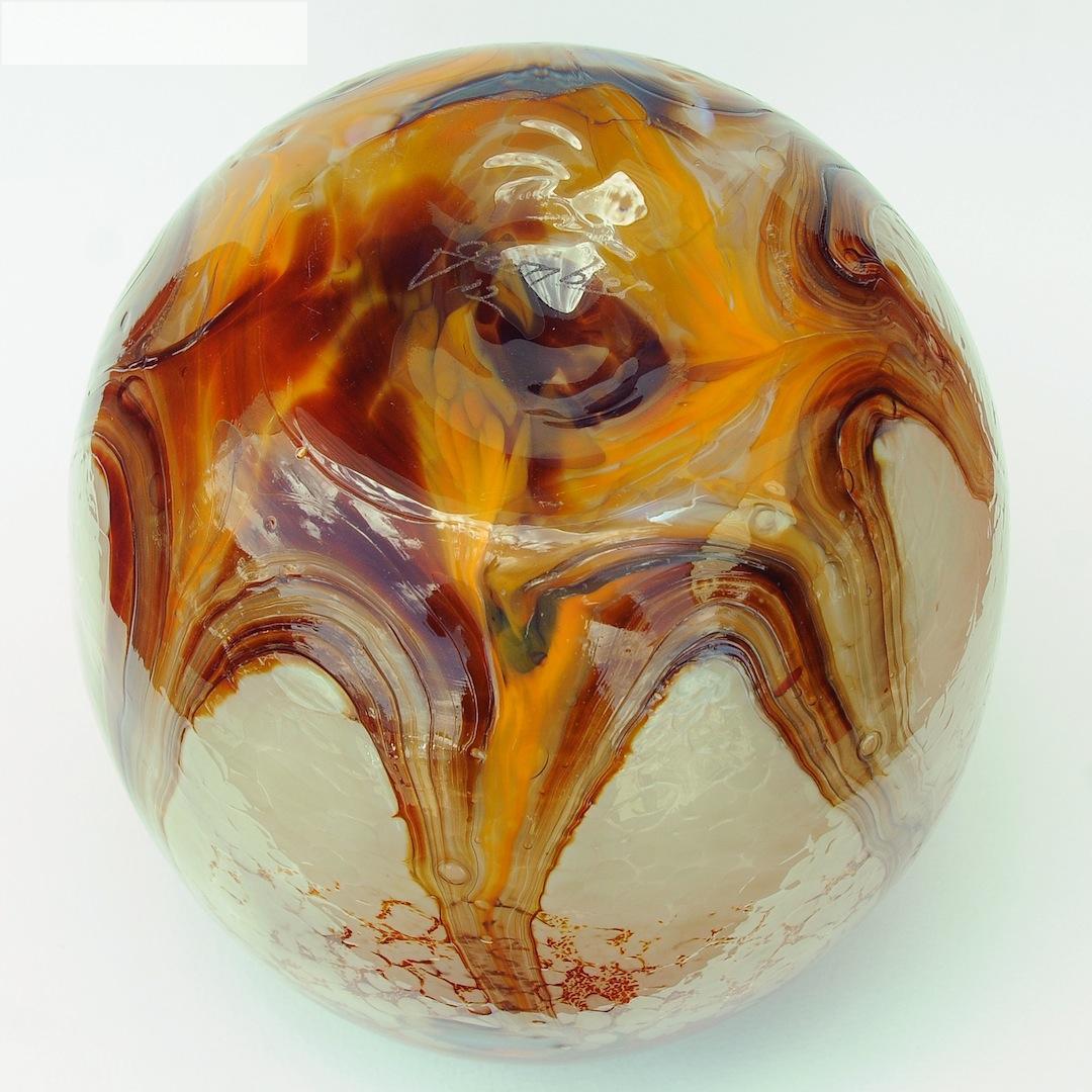 Jean Luc Gambier (1948) - vase en verre soufflé
