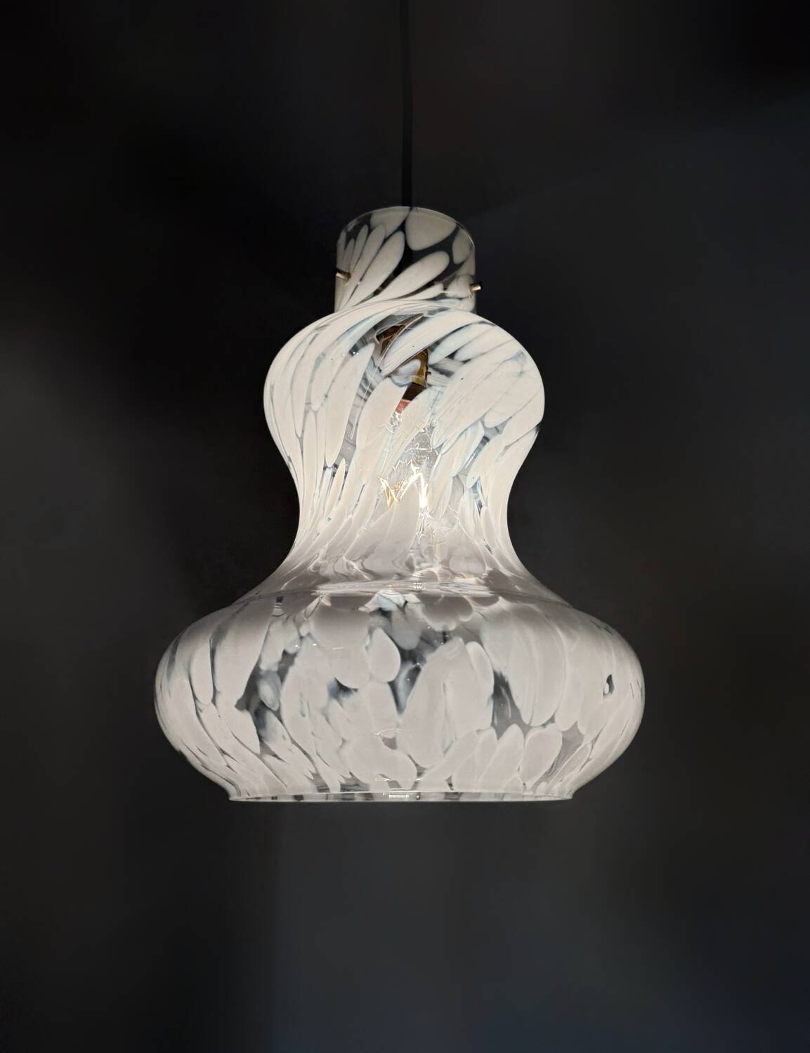 Space Age Murano glass chandelier from the 70s