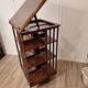 English mahogany revolving bookcase