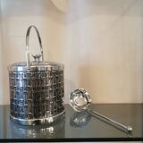 Vintage bamboo ice bucket 70s