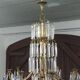 Lustre en laiton et pampilles
