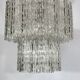 Vintage murano glass elements chandelier from 60s