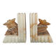 Vintage onyx bookends from the 60s and 70s