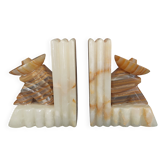 Vintage onyx bookends from the 60s and 70s