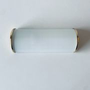 Brass and glass wall light