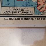 Vidal-Lablache educational wall map of the 1950s
