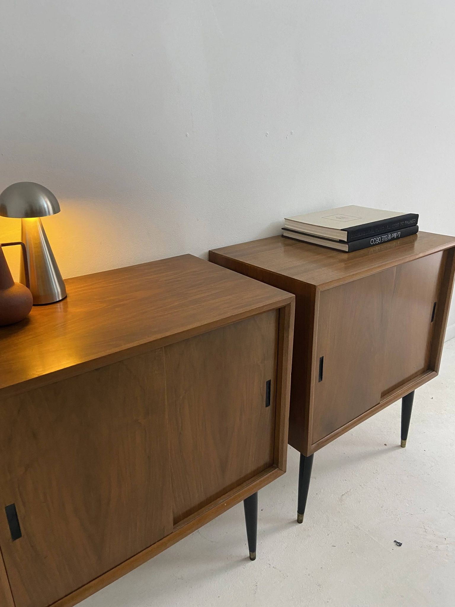 Pair of small vintage sideboards