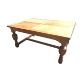 Solid oak dining table