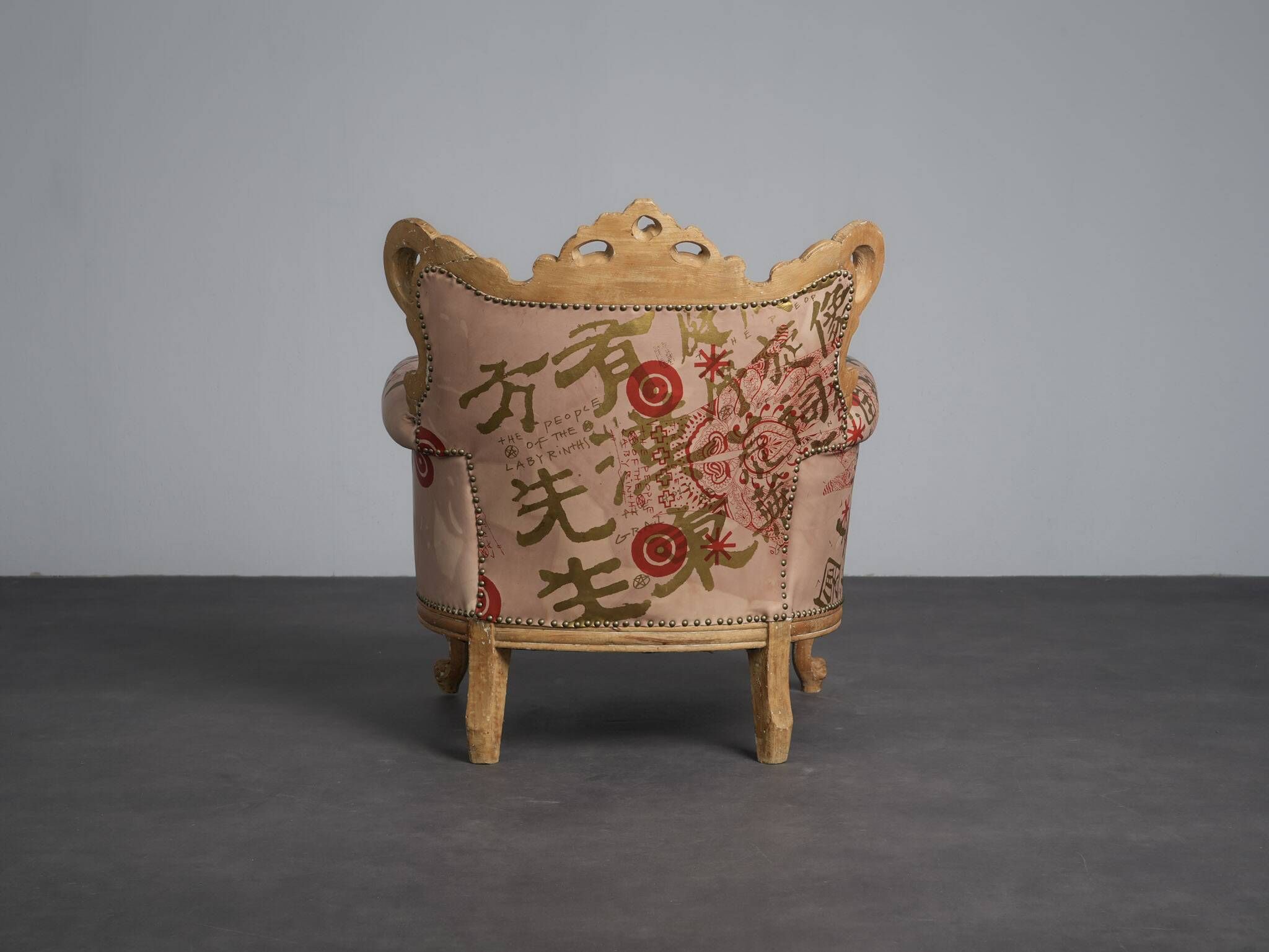 Pair of Baroque armchairs by The People of the Labyrinths, Netherlands, 2000s