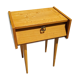 Bedside table in blond oak 1950