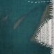 Emerald Green Handwoven Vintage Wall Hanging, Woven Wall Art, 105x123 Cm