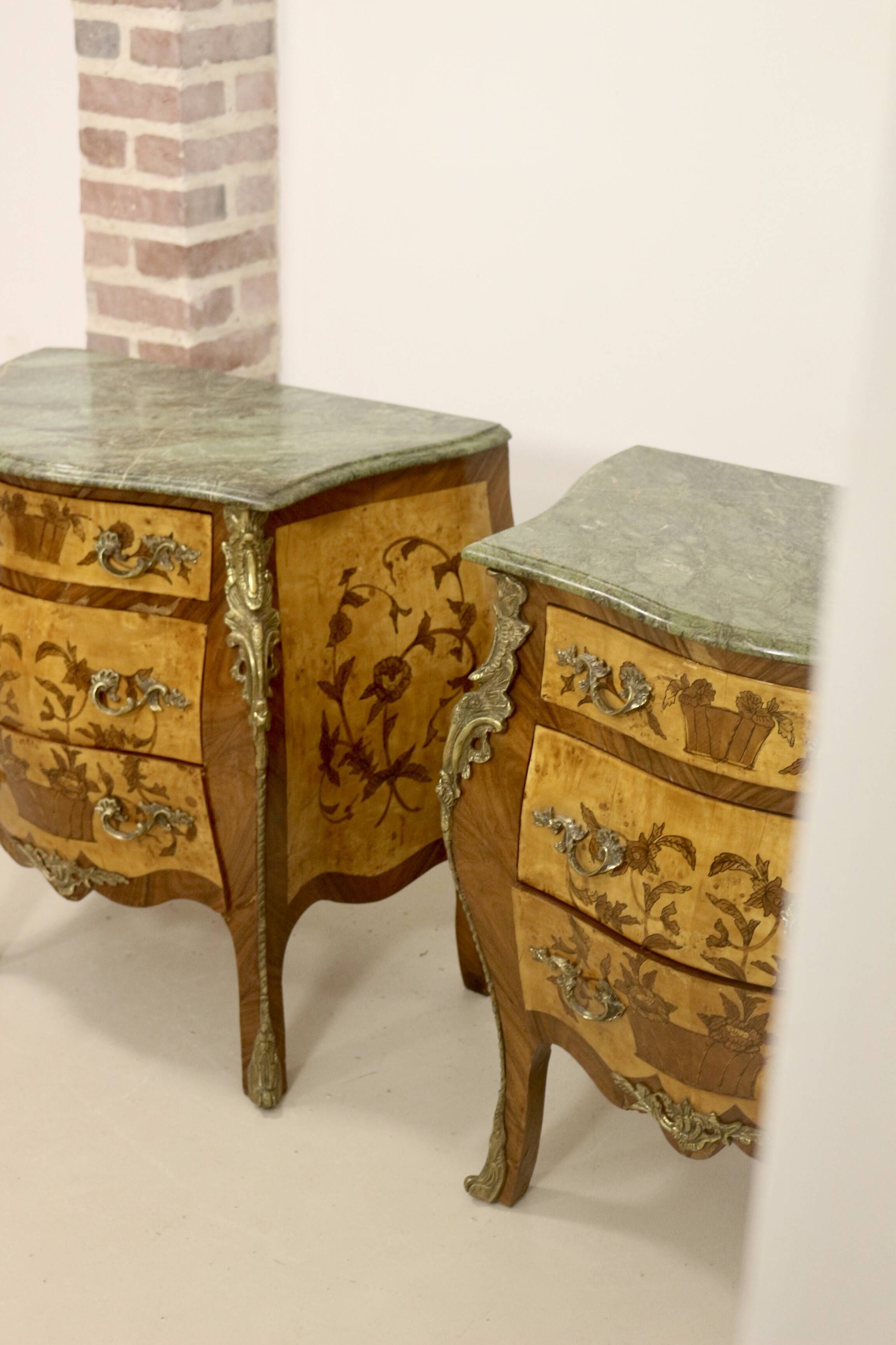 Paire de commodes d'époque Napoléon III
