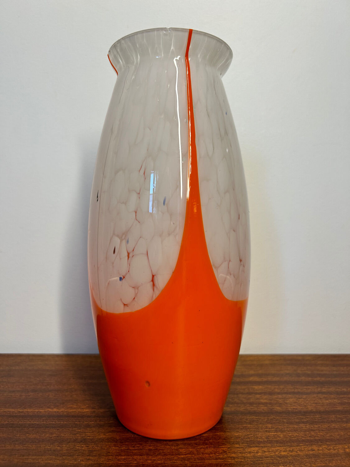 Art Deco glass vase from Clichy